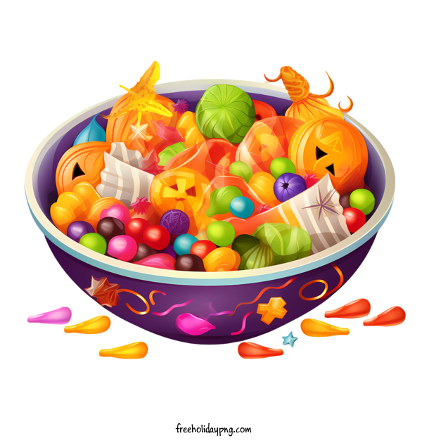 Transparent Halloween Halloween Candies Bowl candy corn trick or treat for Halloween Candies Bowl for Halloween