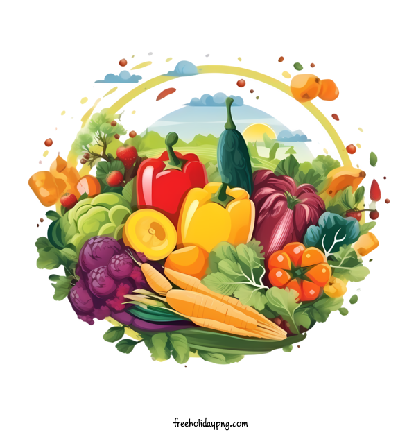 Transparent World Vegetarian Day World Vegetarian Day vegetables produce for Vegetarian Day for World Vegetarian Day