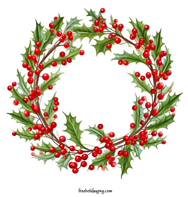 Transparent Christmas Christmas Wreath holly wreath for Christmas Wreath for Christmas