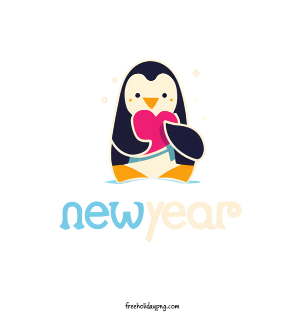 Transparent New Year Happy New Year 2024 penguin new year for Happy New Year 2024 for New Year