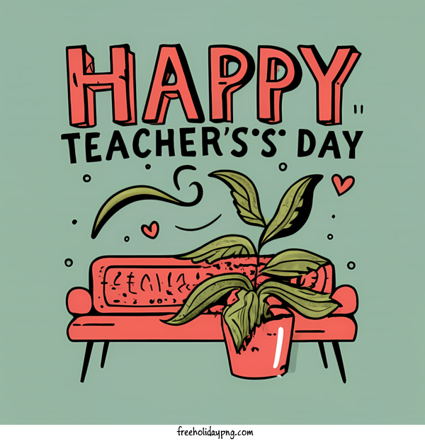 Transparent World Teacher's Day Teacher's Day happy teacher's day teacher's day card for Teacher's Day for World Teachers Day