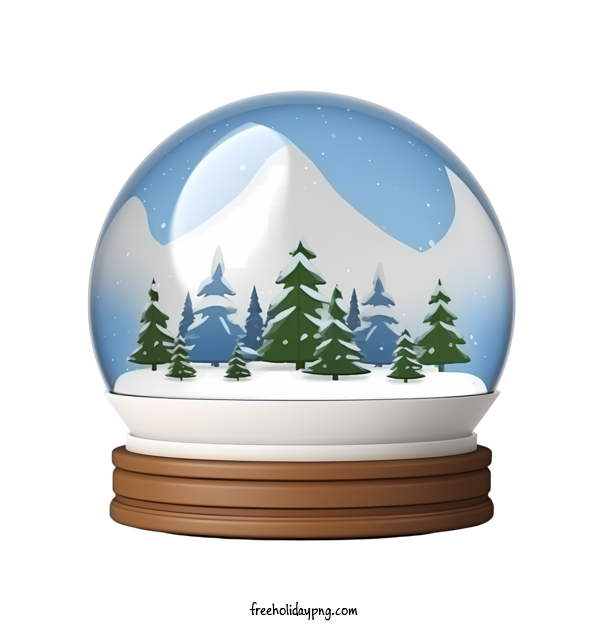 Transparent Christmas Christmas Snow Ball snow globe winter scene for Christmas Snow Ball for Christmas