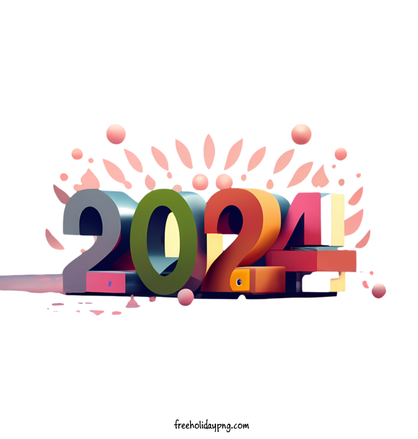 Transparent New Year Happy New Year 2024 new year numbers for Happy New Year 2024 for New Year