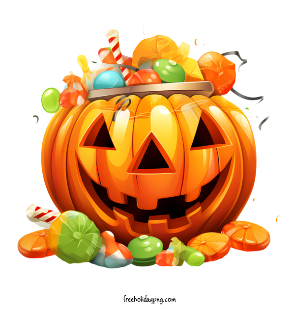 Transparent Halloween Halloween Candies Bowl Halloween Jack-o'-lantern for Halloween Candies Bowl for Halloween