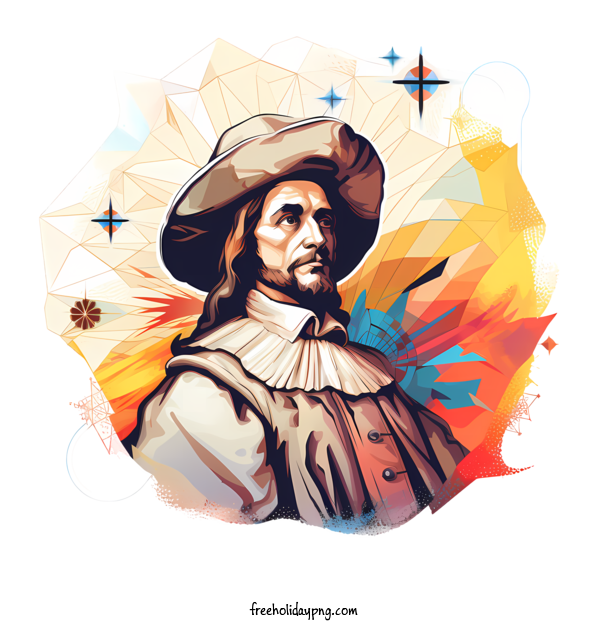 Transparent Columbus Day Columbus Day portrait historical figure for Happy Columbus Day for Columbus Day