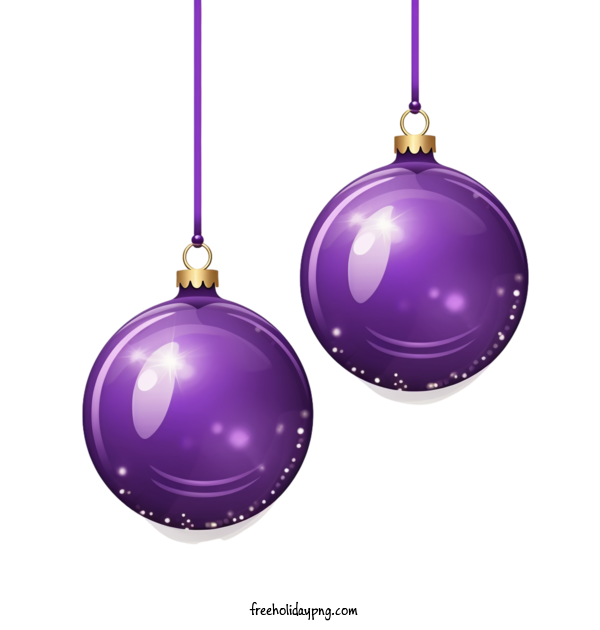 Transparent Christmas Christmas Bulbs purple ornament hanging on a string for Christmas Bulbs for Christmas