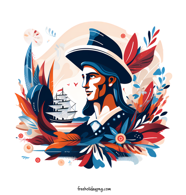 Transparent Columbus Day Columbus Day woman sailor for Happy Columbus Day for Columbus Day