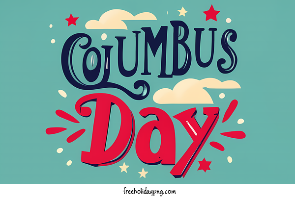 Transparent Columbus Day Happy Columbus Day columbus day independence day for Happy Columbus Day for Columbus Day