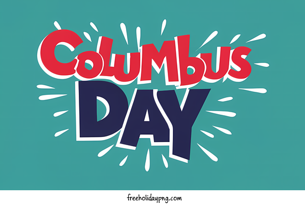 Transparent Columbus Day Happy Columbus Day Columbus Day holiday for Happy Columbus Day for Columbus Day