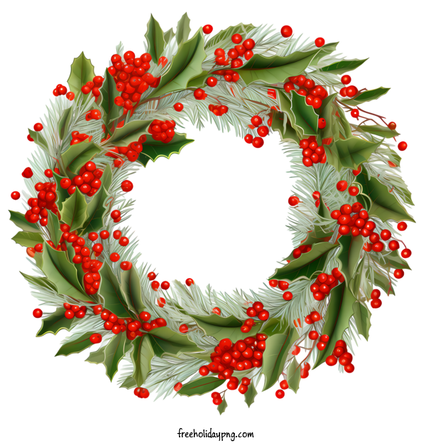 Transparent Christmas Christmas Wreath christmas wreath holly for Christmas Wreath for Christmas