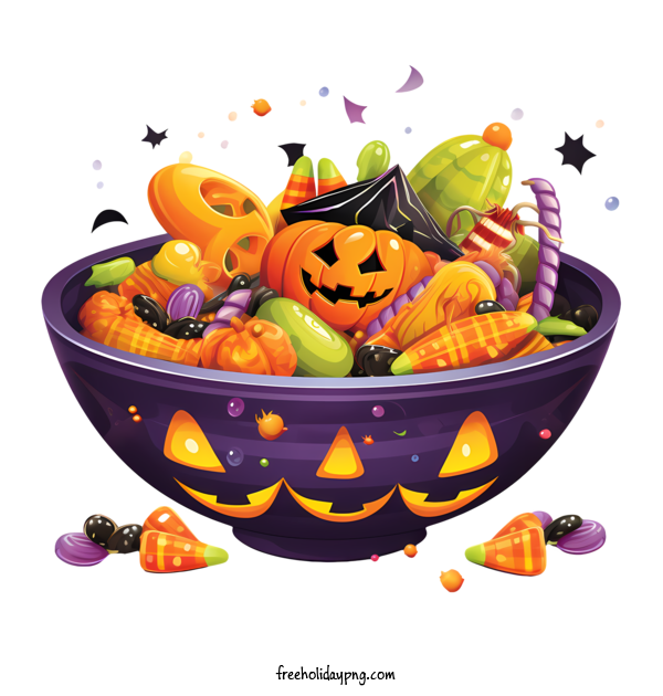 Transparent Halloween Halloween Candies Bowl pumpkin candy for Halloween Candies Bowl for Halloween