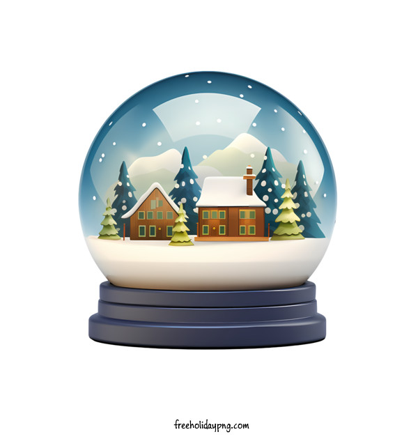 Transparent Christmas Christmas Snow Ball snow globe winter for Christmas Snow Ball for Christmas