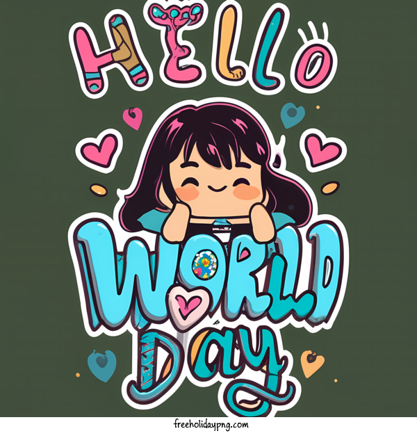 Transparent World Hello Day World Hello Day world day for Hello Day for World Hello Day