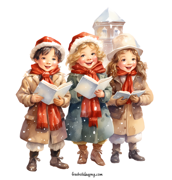 Transparent Go Caroling Day Go Caroling Day children singing for Go Caroling for Go Caroling Day
