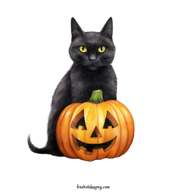 Halloween Black Cats black cat pumpkin for Black Cats for Halloween ...