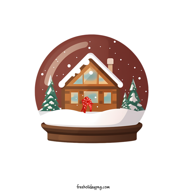 Transparent Christmas Christmas Snow Ball snow globe cabin for Christmas Snow Ball for Christmas
