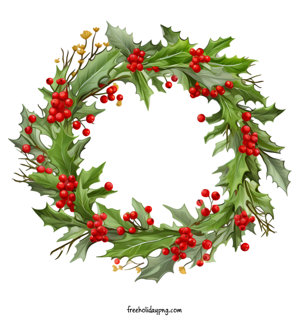 Transparent Christmas Christmas Wreath holly wreath Christmas wreath for Christmas Wreath for Christmas