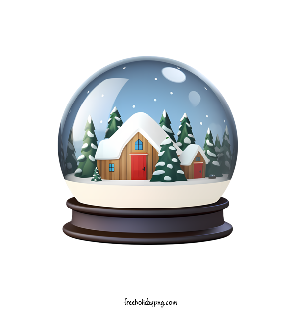 Transparent Christmas Christmas Snow Ball house snow for Christmas Snow Ball for Christmas
