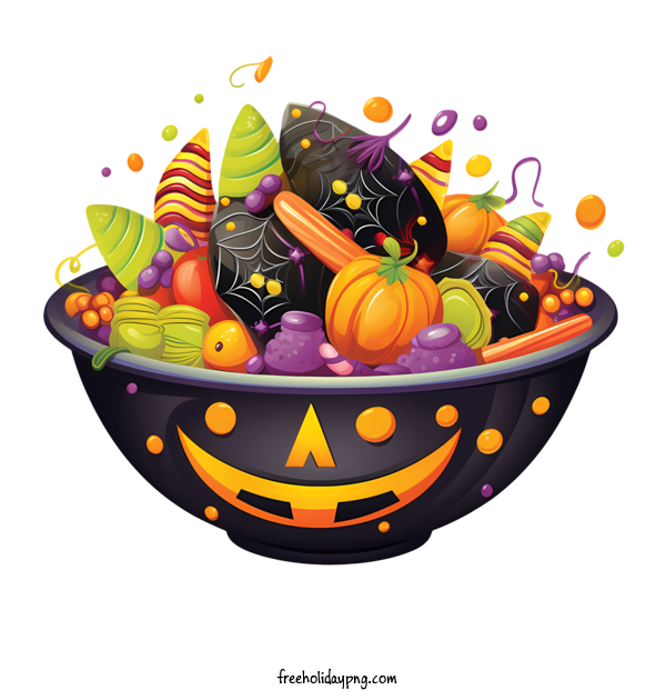 Transparent Halloween Halloween Candies Bowl spooky halloween for Halloween Candies Bowl for Halloween