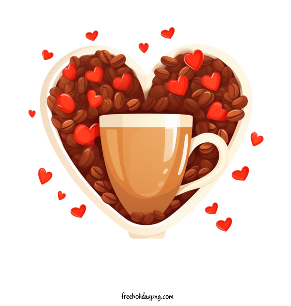 Transparent Coffee Day International Coffee Day coffee heart for International Coffee Day for Coffee Day