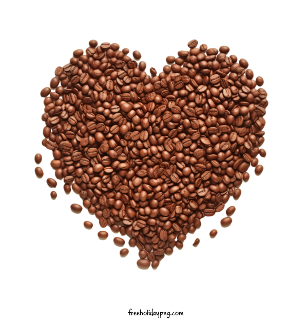 Transparent Coffee Day International Coffee Day coffee beans heart shape for International Coffee Day for Coffee Day