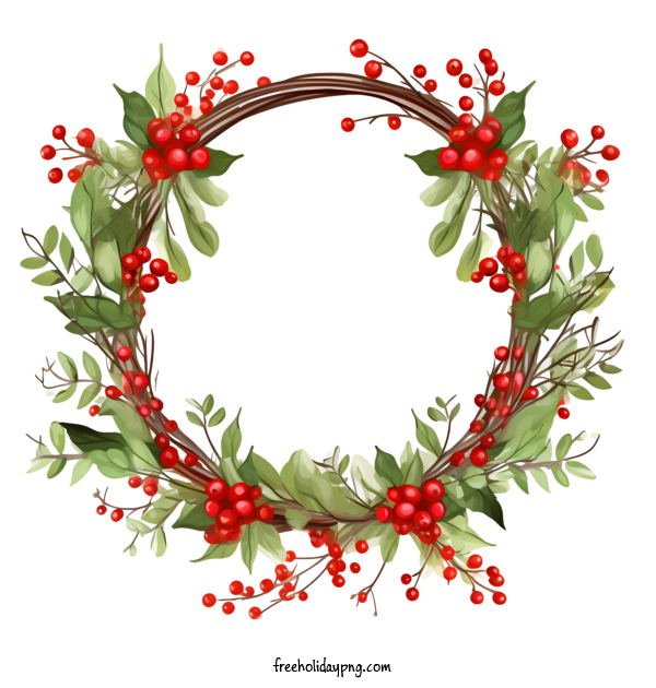 Transparent Christmas Christmas Wreath wreath holly for Christmas Wreath for Christmas