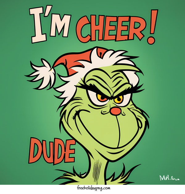 Transparent Christmas Grinch happy santa claus for Grinch for Christmas