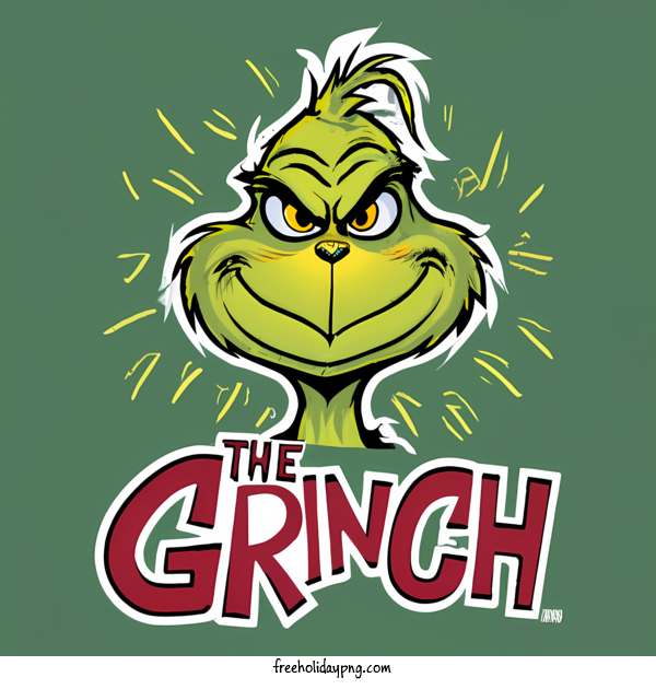 Transparent Christmas Grinch the grin grinning face for Grinch for Christmas