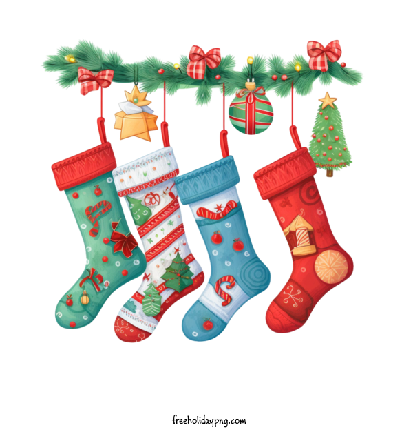 Transparent Christmas Christmas Stocking holiday socks christmas socks for Christmas Stocking for Christmas