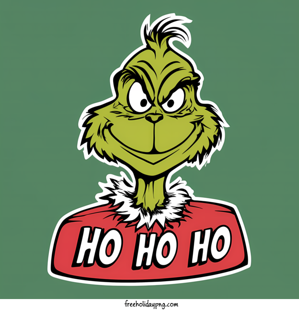 Transparent Christmas Grinch Stereotypical cute for Grinch for Christmas