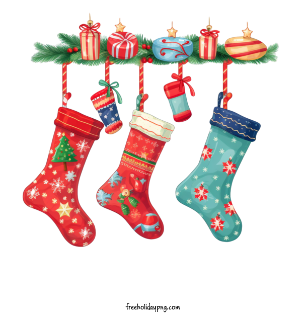 Transparent Christmas Christmas Stocking stockings gifts for Christmas Stocking for Christmas
