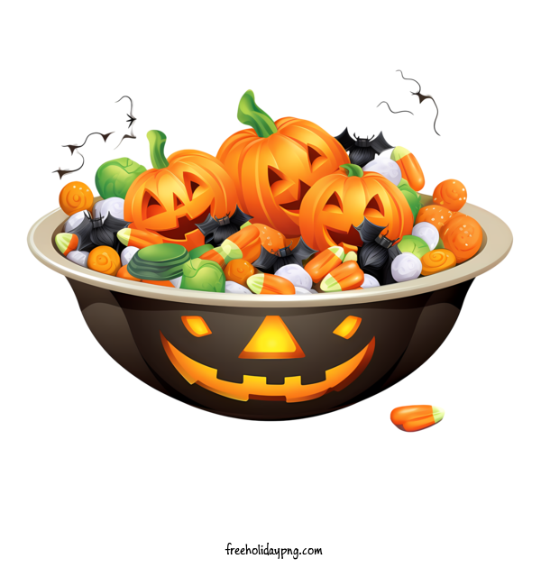 Transparent Halloween Halloween Candies Bowl halloween bowl for Halloween Candies Bowl for Halloween