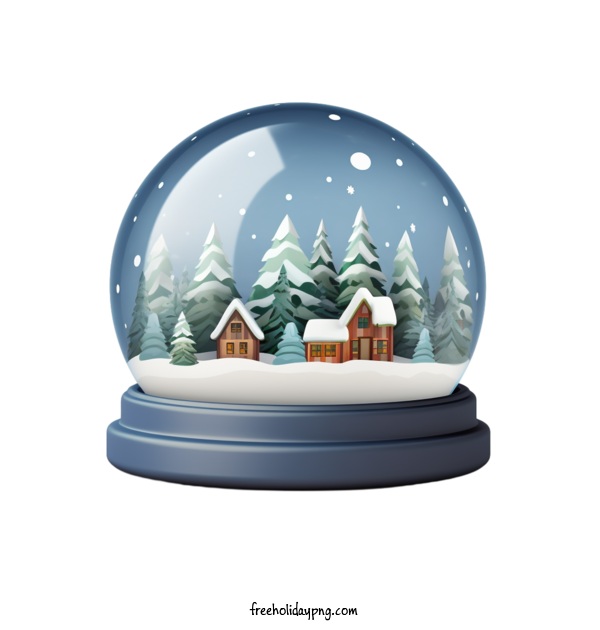Transparent Christmas Christmas Snowball snow globe Christmas scene for Christmas Snowball for Christmas