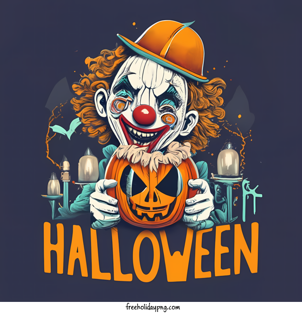 Transparent Halloween Happy Halloween clown halloween for Happy Halloween for Halloween