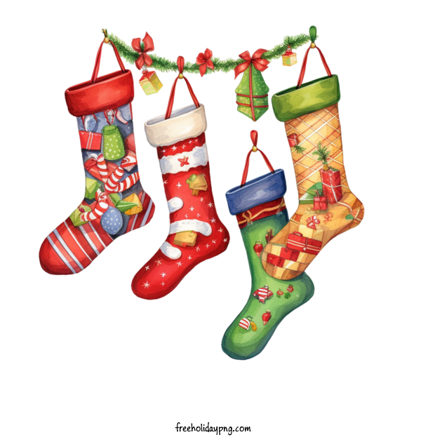 Transparent Christmas Christmas Stocking christmas socks holiday socks for Christmas Stocking for Christmas