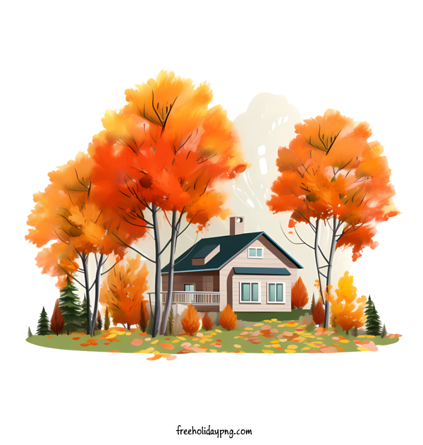 Transparent Thanksgiving Autumn House autumn house for Autumn House for Thanksgiving