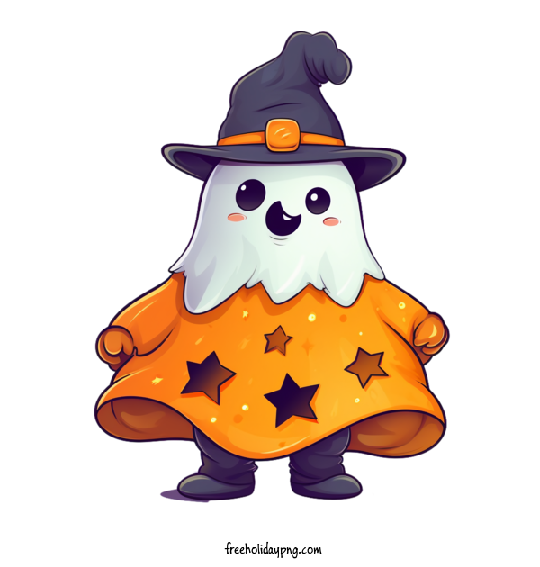 Transparent Halloween Halloween Ghost cute cartoon for Halloween Ghost for Halloween