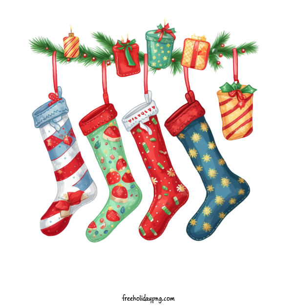 Transparent Christmas Christmas Stocking christmas stockings christmas gifts for Christmas Stocking for Christmas