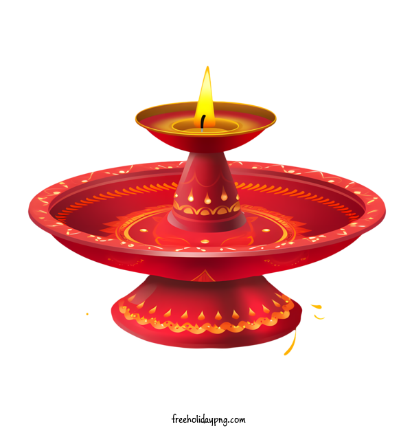 Transparent Diwali Happy Diwali red lit for Happy Diwali for Diwali