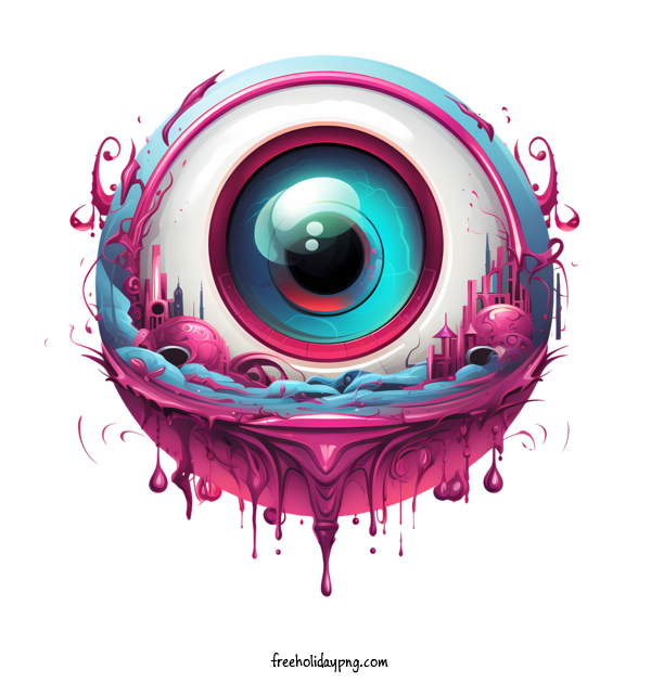 Transparent Halloween Halloween Eyeball eye watercolor for Halloween Eyeball for Halloween