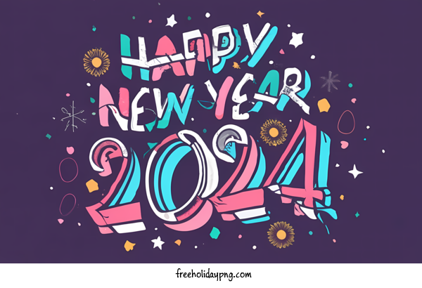 Transparent New Year Happy New Year 2024 Happy New Year 2023 2024 year for Happy New Year 2024 for New Year