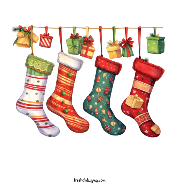 Transparent Christmas Christmas Stocking christmas socks gift socks for Christmas Stocking for Christmas