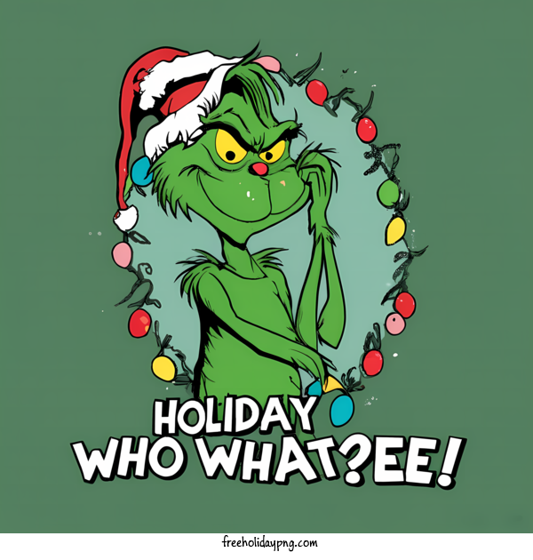Transparent Christmas Grinch grin silliness for Grinch for Christmas