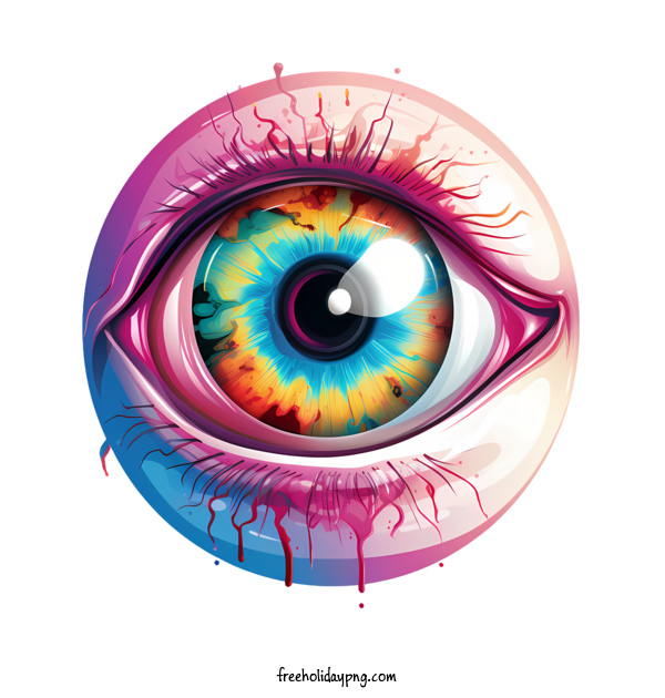 Transparent Halloween Halloween Eyeball eye colored for Halloween Eyeball for Halloween
