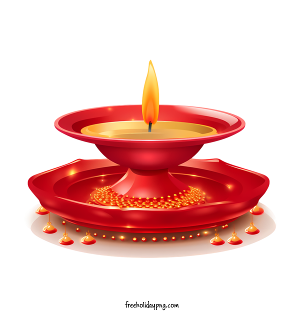 Transparent Diwali Happy Diwali diyas red lamps for Happy Diwali for Diwali