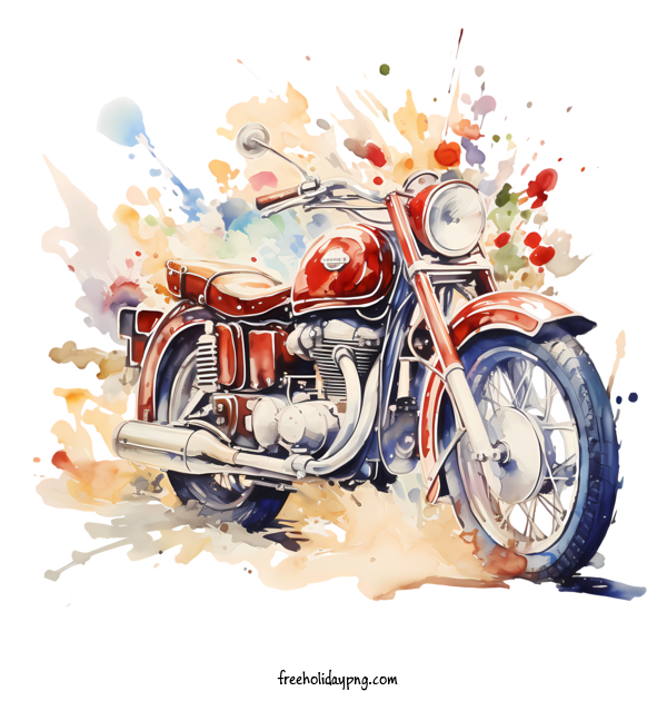 Transparent Motorcycle Ride Day National Motorcycle Ride Day motorcycle watercolor for National Motorcycle Ride Day for Motorcycle Ride Day