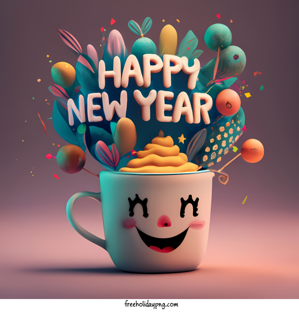 Transparent New Year Happy New Year happy new year coffee mug for Happy New Year for New Year