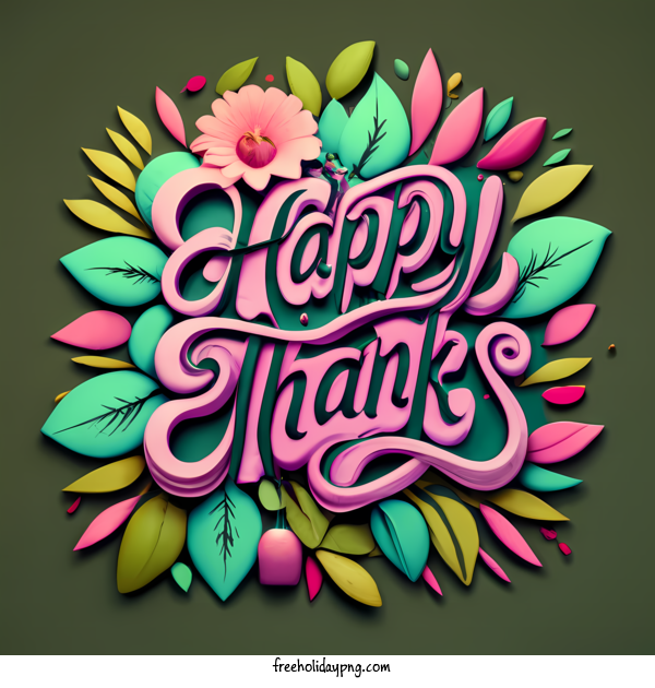 Transparent Thanksgiving Happy Thanksgiving happy thanks typography for Happy Thanksgiving for Thanksgiving