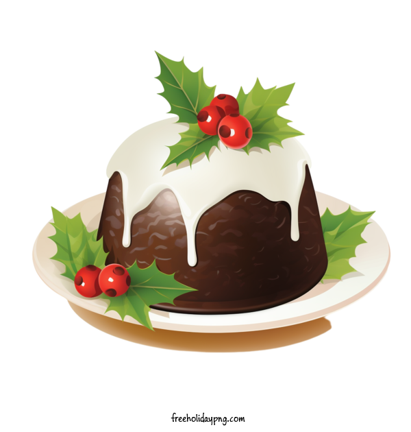 Transparent Christmas Christmas pudding chocolate cake mince pie for Christmas pudding for Christmas
