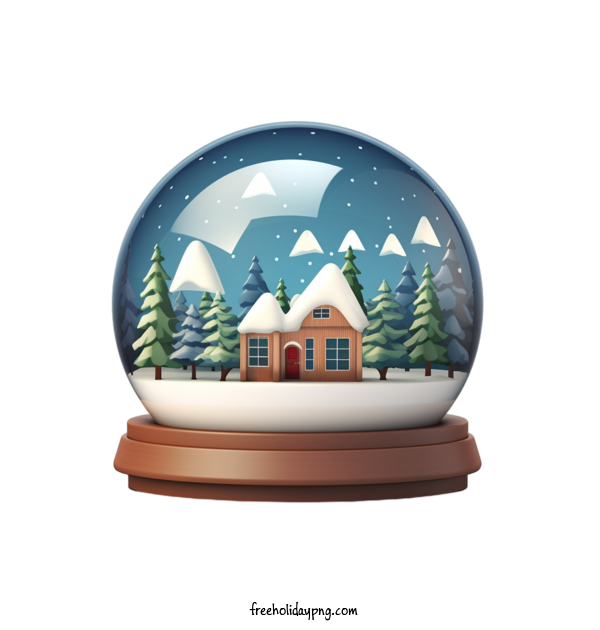 Transparent Christmas Christmas Snowball globe house for Christmas Snowball for Christmas